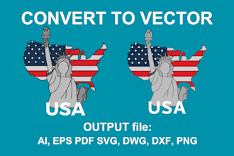 do vector tracing or convert to vector quickly