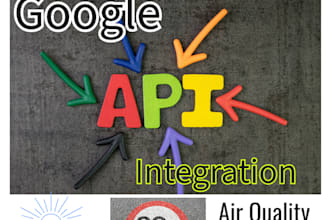 implement google solar api, air quality api and distance API