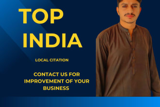 do 150 india local citations and directory submission