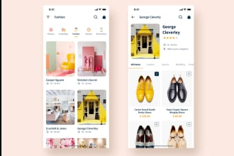 develop a multivendor marketplace app, ecommerce app, listing app, service app