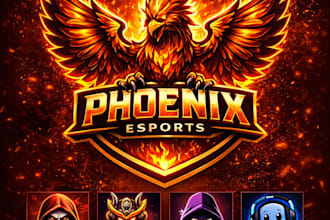 design an esports logo for you
