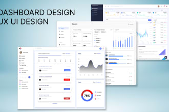 design saas web app admin panel dashboard ux ui  in figma