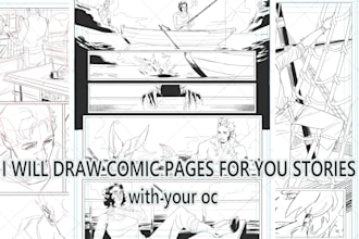draw comic pages for your stories