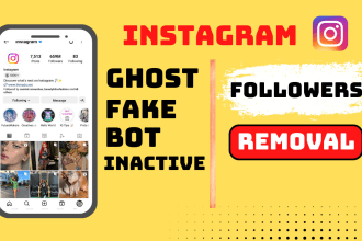remove instagram fake, bots and ghost followers manually