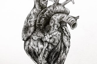 draw unique designs for you which can be used for tattoos, artwork or branding