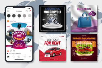 design social media post, facebook, instagram, marketing post