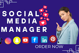 your social media manager for monthly scheduled management