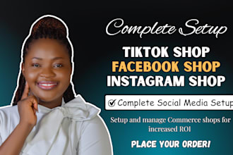 setup tiktok shop, instagram facebook shop, fix tiktok shop affiliate marketing
