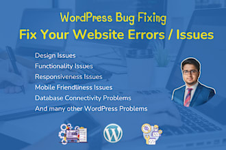 fix wordpress issues, errors, bugs and provide wordpress help