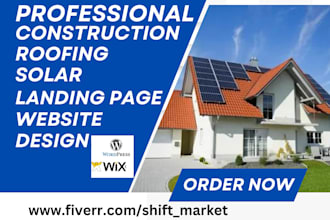 build roofing hvac plumbing construction handyman real estate solar website
