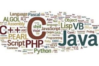 do java programming, oop in java, data structures, cpp , python projects