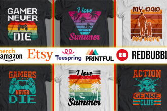 make custom retro vintage graphic t shirt design