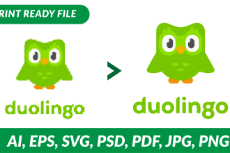 do redesign, retouch, and logo to ai, eps, svg, PSD, png, jpg