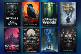 create premium book cover design for ebook or amazon KDP