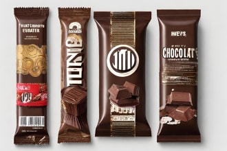 do attractive food product packaging and label design