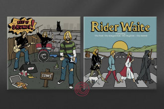 draw tarot style illustration for your album cover, single, or ep artwork