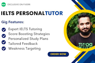 teach you english or prepare your ielts