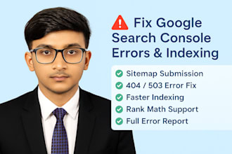 fix google search console errors and indexing issues for your website