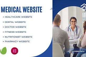 design a responsive medical and healthcare wordpress website