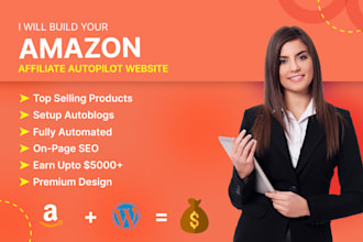 build amazon affiliate autopilot website with 8000 products