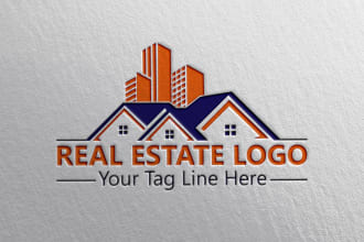 create a real estate, home, and business logo design for your company