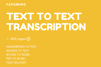 do swift and accurate retyping services