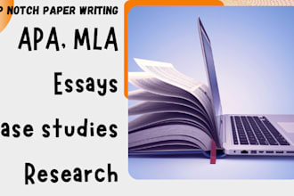 research and write projects for you