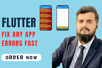 do flutter bug fixing and app performance optimization