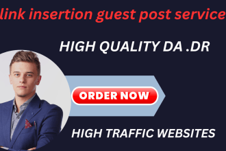 do niche edit link insertion guest post service