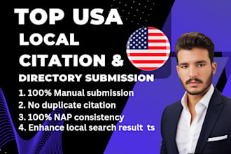 do top USA local citation and directories for local  SEO