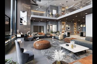 create interior views of any residential or commercial space