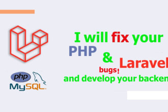 fix and develop and customize PHP , laravel software application