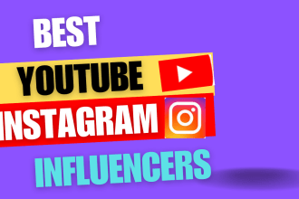 find youtube and instagram influencers