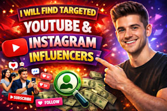 find best instagram, tiktok, youtube influencers