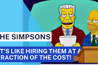 narrate or do a voice over in the style of the simpsons