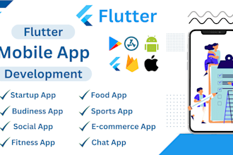 be flutter developer full stack app developer firebase api integration figma ui