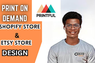 be your print on demand shopify and etsy store designer expert , print on demand
