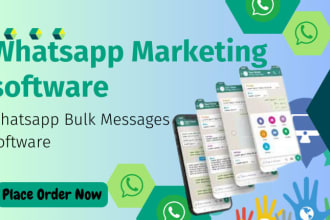 install whatsapp bulk messages sender software on your PC