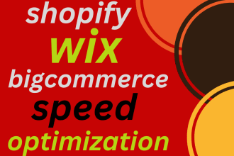 improve your wix shopify bigcommerce store performance and speed