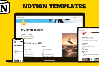build the perfect notion workspace, notion database for your life and business
