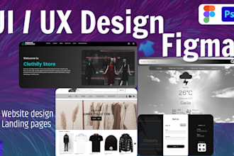 design figma website UI UX and landing page and desktop app