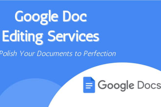 edit or format your google docs professionally