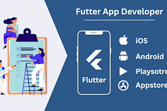 flutter developer figma to flutter apis firebase ui hybrid reskin fix bugs