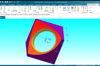 make a 3d mechanical parts in solid works