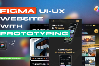 design figma website ui ux design and redesign existing