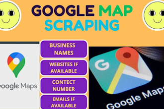 scrape google map or b2b lead generation