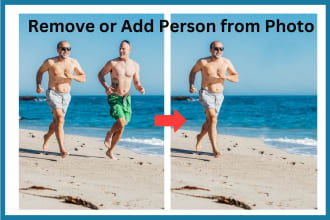 remove or add person, people from photo in photoshop
