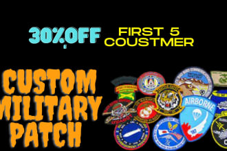 design a custom military patch badge or tactical logo
