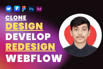 design, develop, copy clone, duplicate website to webflow website, cms expert
