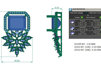 3d design diamond jewellery